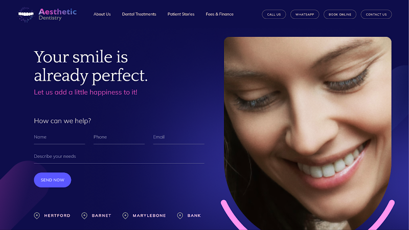 Aesthetic Dentistry (Dentists in Barnet, London) | Teeth Whitening | Dental implant | Cosmetic Dentistry